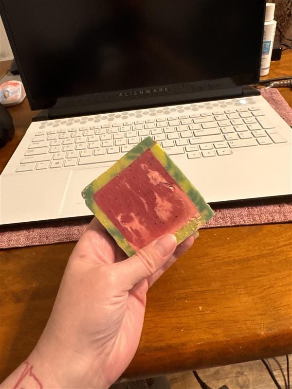 Watermelon Limeade Handcrafted Soap