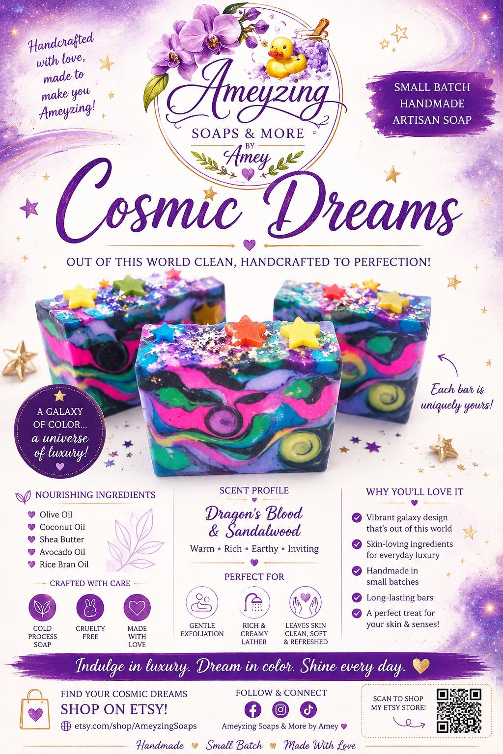 Cosmic Dreams Handcrafted Soap