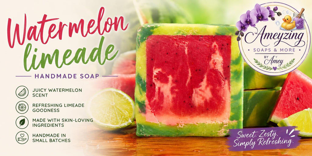 Watermelon Limeade Handcrafted Soap