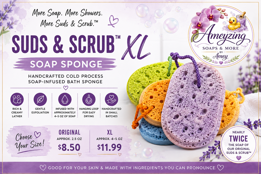 🫧 Suds & Scrub™ XL Soap Sponge