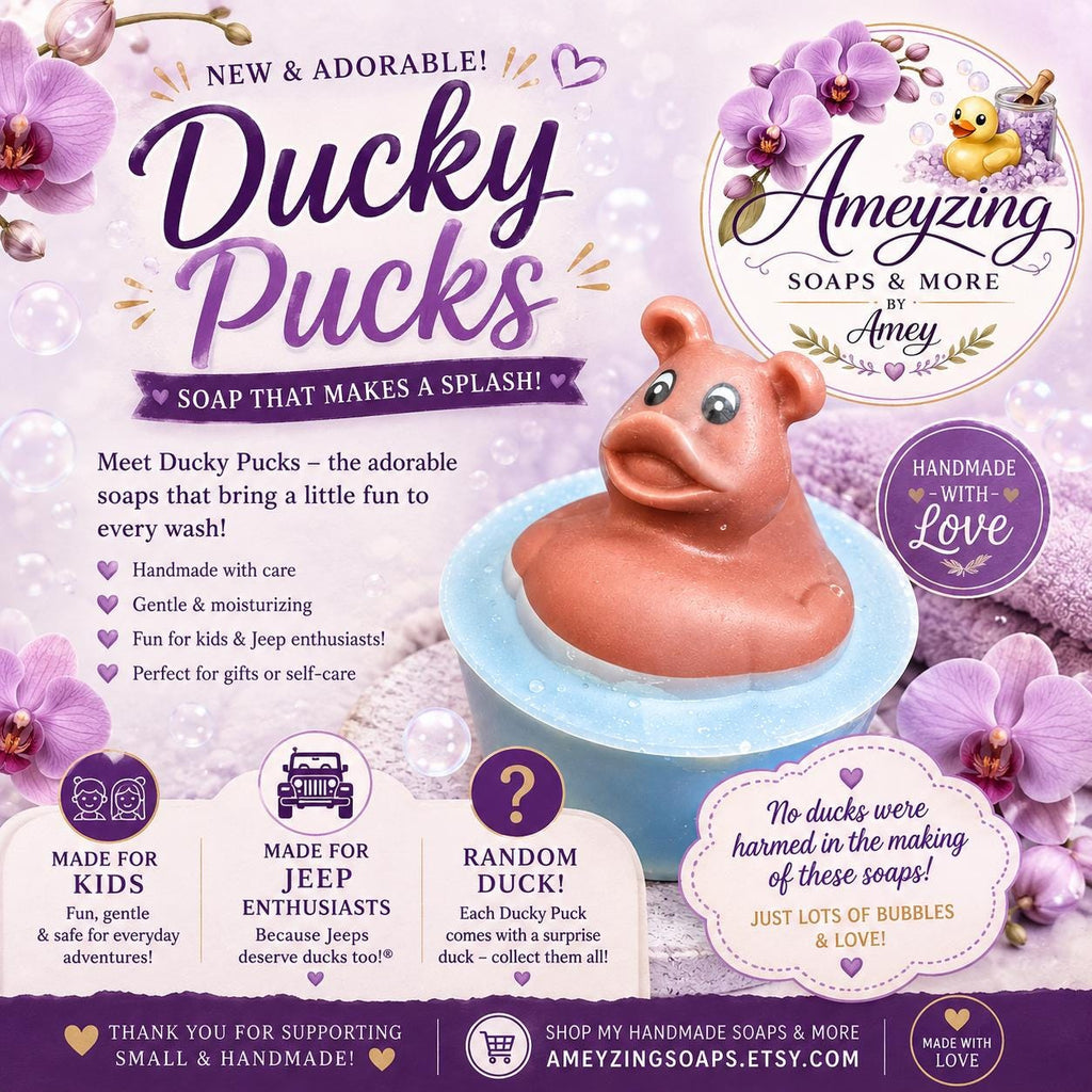 Ducky Pucks – Surprise Duck Handmade Soap