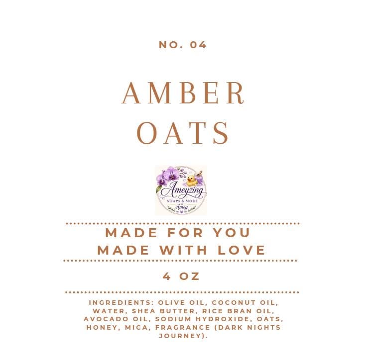 Amber Oats Handcrafted Soap