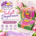 🌷 Tulip Daydream — Handcrafted Cold Process Soap
