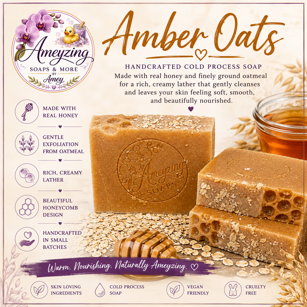 Amber Oats Handcrafted Soap