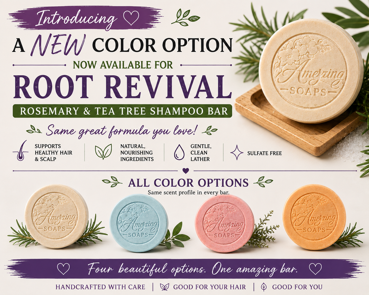 Root Revival – Rosemary & Tea Tree Shampoo Bar