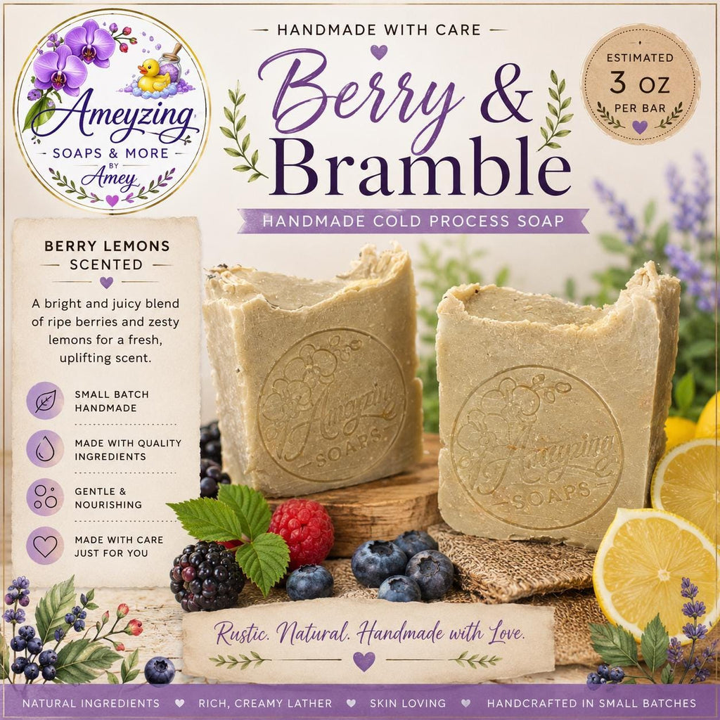 Berry & Bramble handmade soap