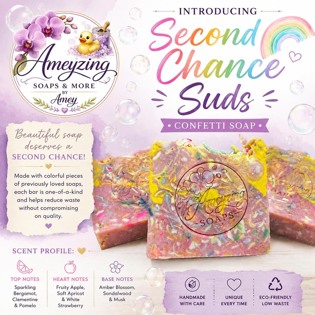 Second Chance Suds Handmade Confetti Soap